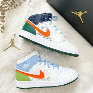 NIKE AIR JORDAN 1 MID SE BACKYARD PRICE FIRM